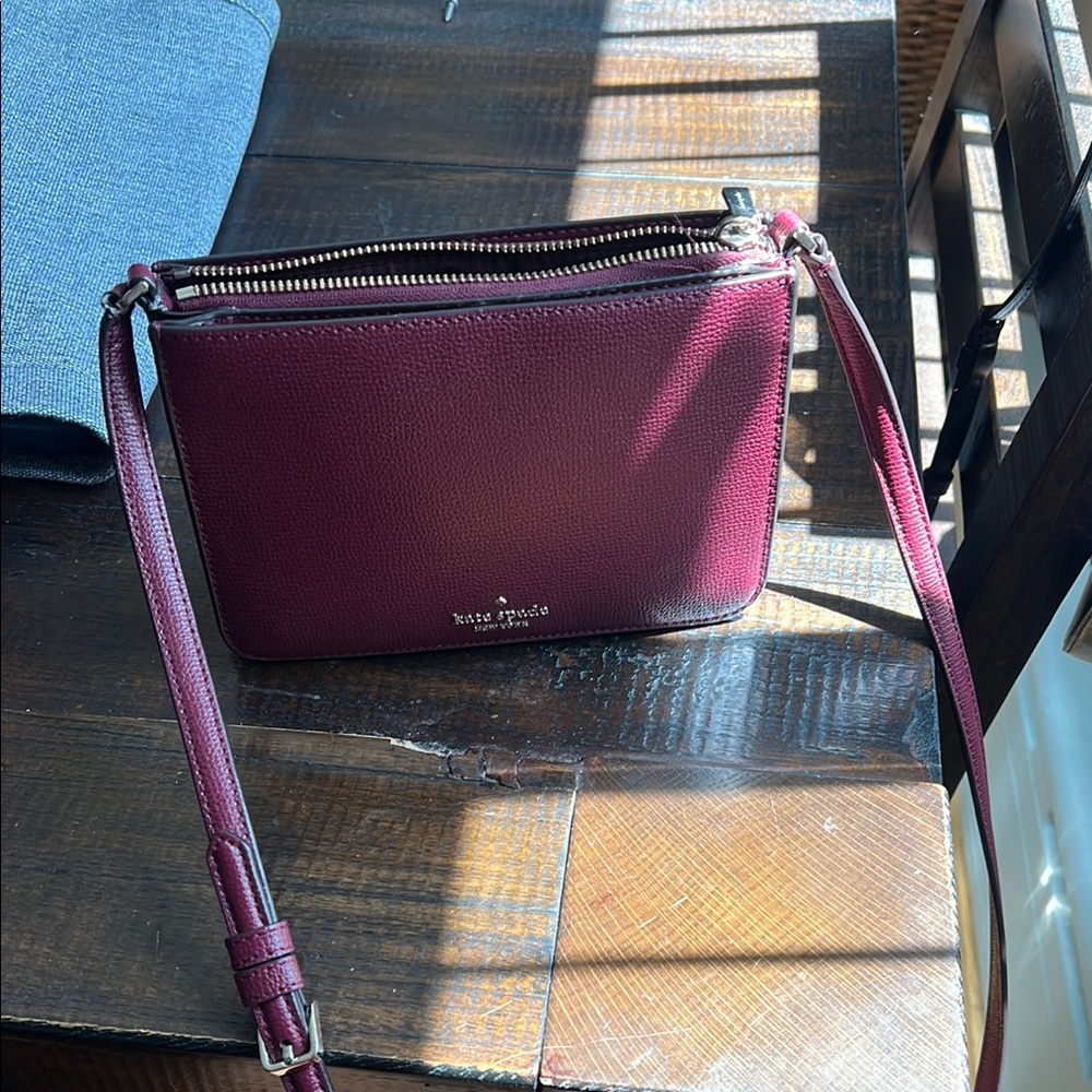 Kate Spade Burgundy Crossbody Bag